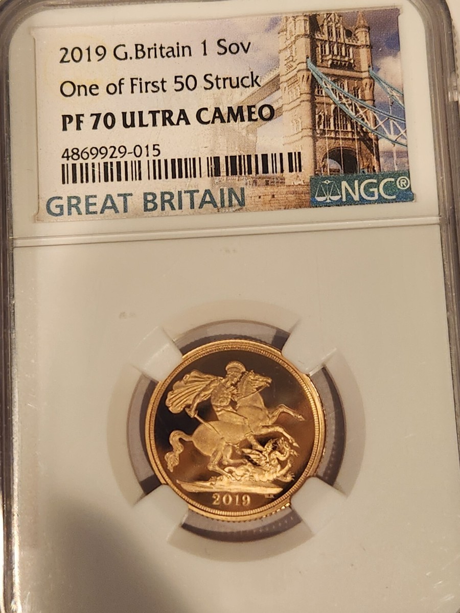 コレクション 1986 G.BRITAIN 1 Sov PF 70 ULTRA CAMEO G.BRITAIN 1SOV 1986 Great Britain Gold Sovereign NGC PF70