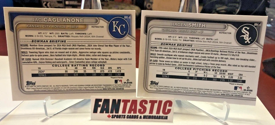 2024 Bowman Draft Chrome REFRACTOR Parallel Card YOU PICK BDC-1 to BDC-200 - Image 2 of 2