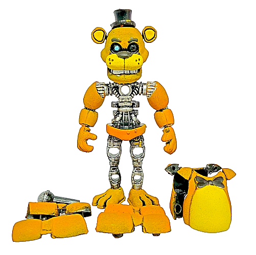 mexican GOLDEN FREDDY action figure size 8