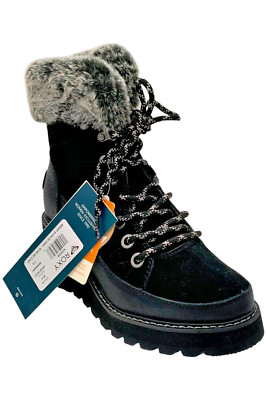 Roxy Womens Kenzie Lace Up Snow Boots Black | eBay