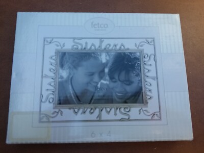 6x4'' Fetco Sisters Frame Pewter Metal Look Brand New In Box BNIB 4X6''