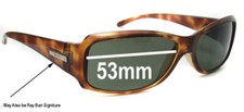 SFx Replacement Sunglass Lenses Fits Ray Ban Rb4058 - 53mm Wide