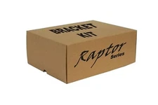 RAPTOR Series RB-0400-BK: Slide Track Bracket Kits, Black - 05-23 Toyota Tacoma