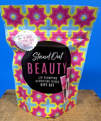 Stand Out Beauty Lip Plumping Hydrating Gloss Gift Set By Globallee~ Set Of Two