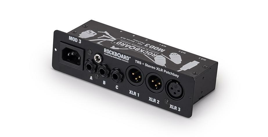 ROCKBORD MOD 3 V2 — патч-бэй AIO TRS и XLR для вокалистов и акустических гитаристов