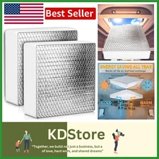 14x14 Skylight Energy Saver - Quick-Install RV Vent Insulator with Safety Fit