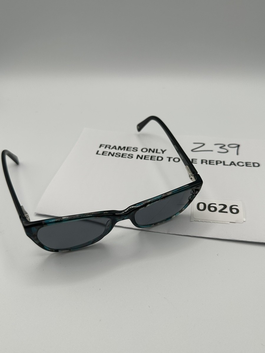 Bulova Eyeglasses Frames ANAHEIM Teal Demi Blue Cat Eye 52  display picture 1