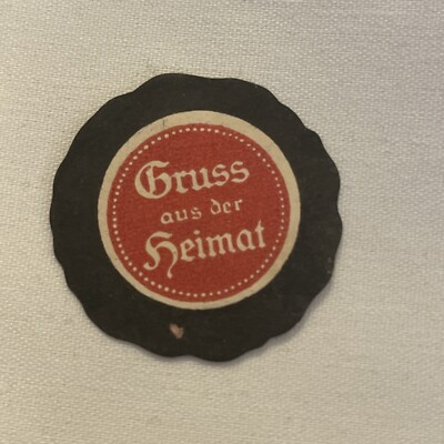 Patriotische Vignette, Kaiserreich, 1. Weltkrieg, Gruß aus der Heimat