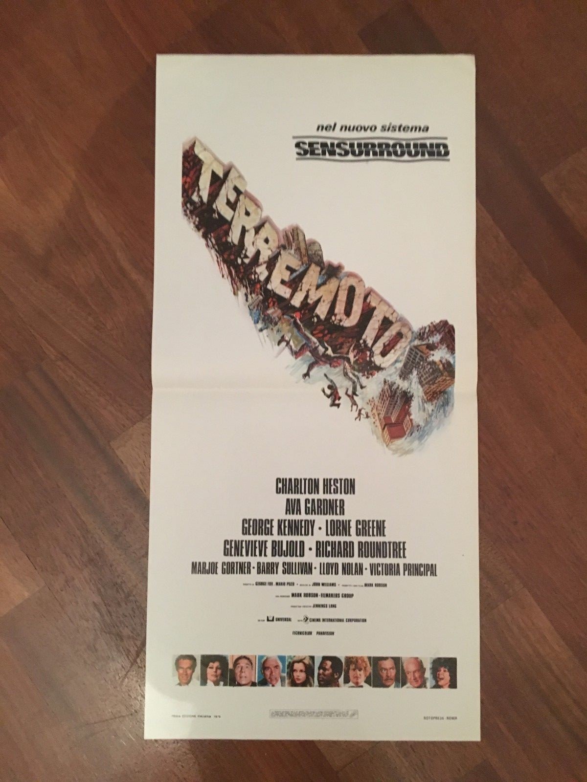 Locandina originale film Earthquake (2005) - Regia di Tibor Takács