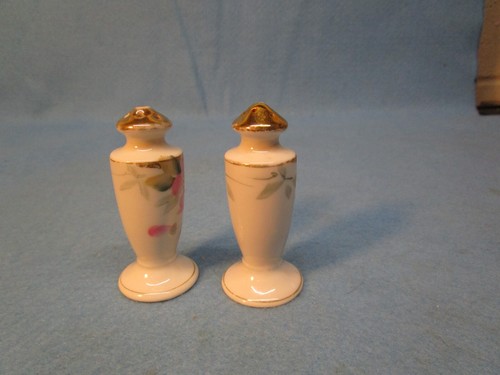 Vintage Salt & Pepper Shakers Noritake Azalea 19322 Japan - Picture 4 of 5
