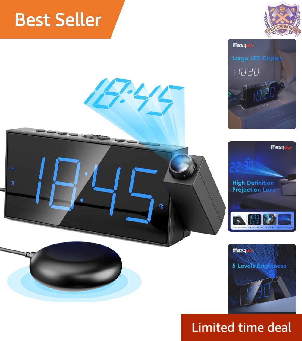 Loud Shaker Usb Charging For Heavy Sleepers