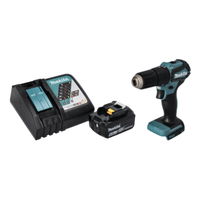 Makita Dhp 483 RG1 Akku Schlagbohrschrauber 18 V 40 Nm + 1X Akku 6,0 Ah + Lader