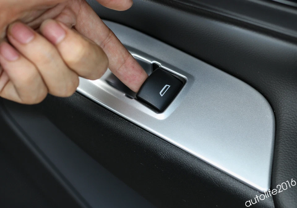 Tapicería de botón de ajuste de reposacabezas para Chevrolet Equinox 2018 - 2022 accesorios mate Foto 4 de 4