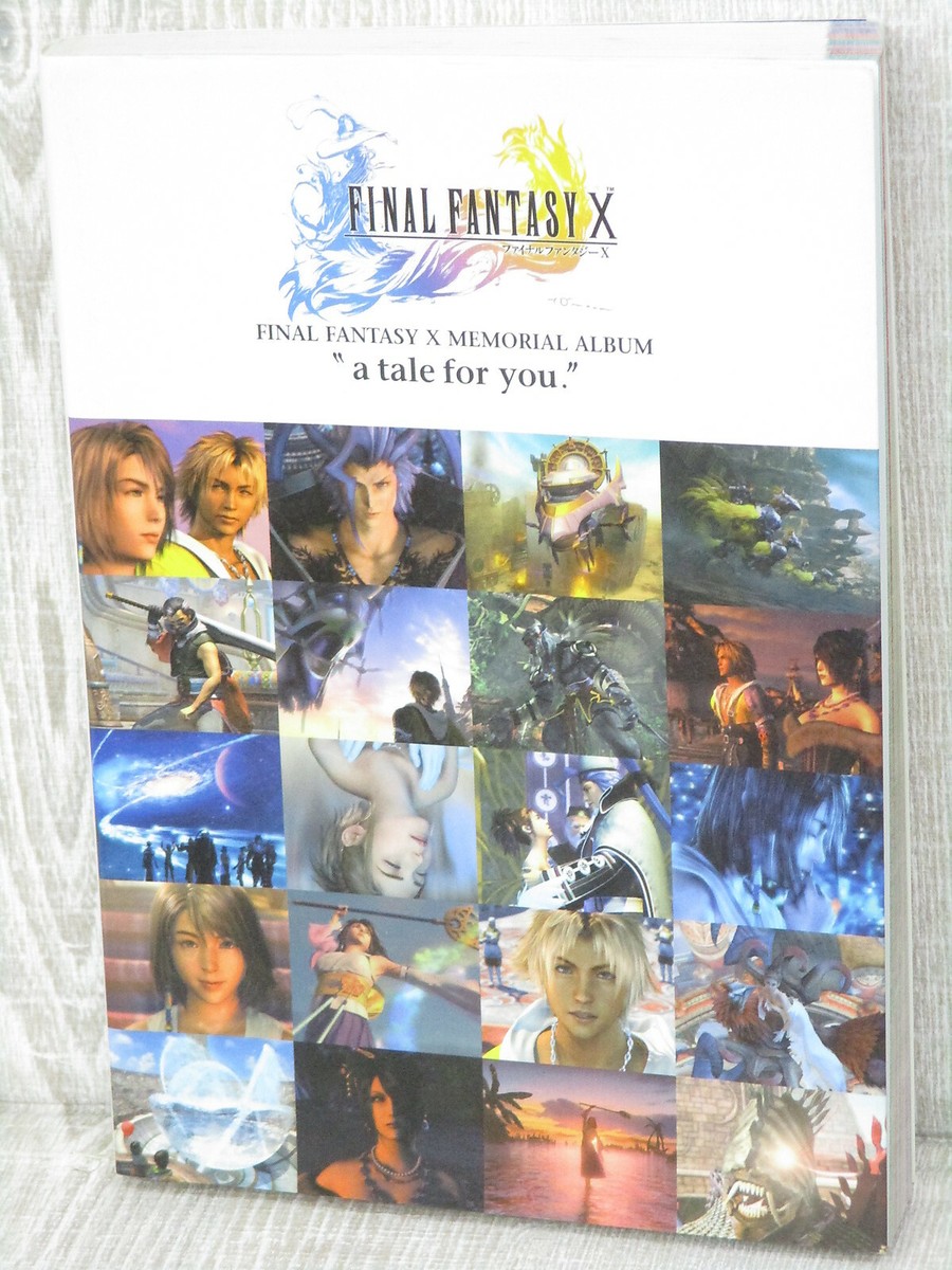 FINAL FANTASY X 10 MEMORIAL ALBUM Game Story Scenario 2002 PS2 Art