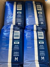 Case of Attends Briefs, Medium Waist, Heavy/Severe Duty 96 total(24x4)