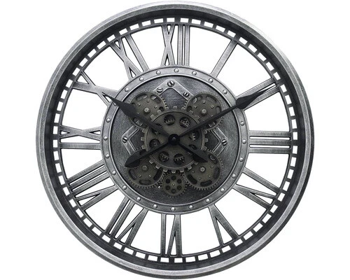 Schiefer Abstrakt Metallic Designer Funk Wanduhr Funkuhr modernes Design * Made in