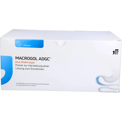 MACROGOL ADGC plus Elektrolyte Plv.z.H.e.L.z.Einn. 100 St PZN 18084457