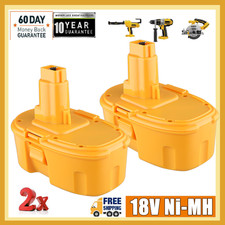 2 PACK 18V For Dewalt 18 VOLT XRP DC9096 DC9098 NiMh Battery DC9099 NEW 2-PACK