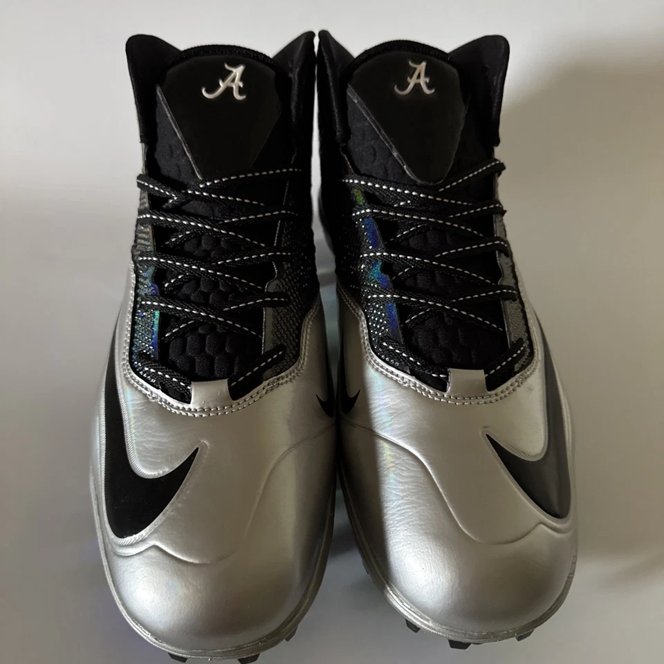 Nike Mens 11 ZOOM CODE ELITE 3/4 TD SMU PE Lineman Football Cleats 698229-001 - Image 3 of 4