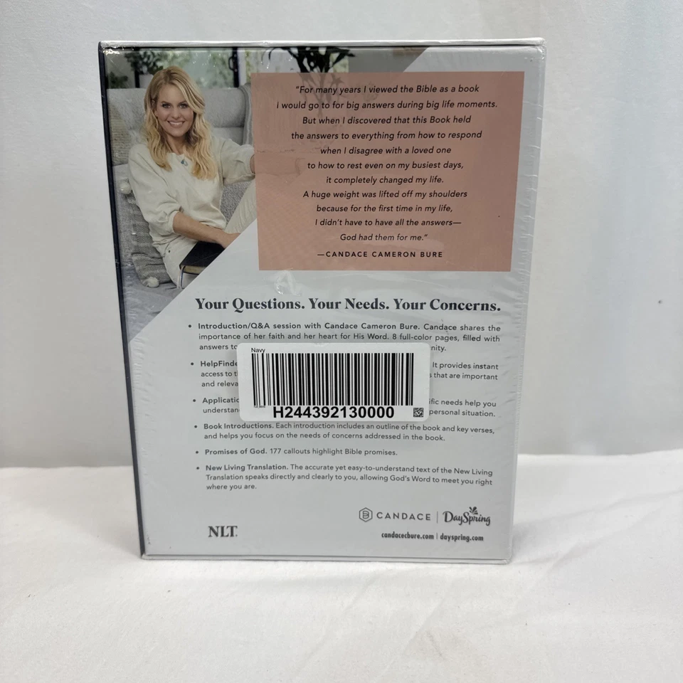 NEW SEALED One Step Closer NLT Bible Navy by Candace Cameron Bure + Bonus Item - Image 4 of 4