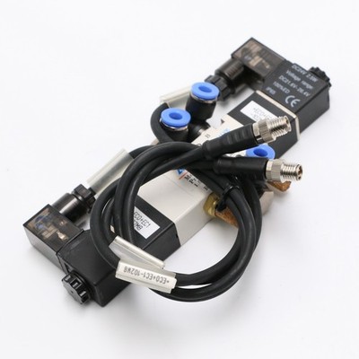 AirTac 4V130C-06 mit Anschlusskabel - 5/3-Wege-Magnetventil