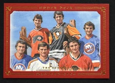 The Sutters 2008-09 Upper Deck Masterpieces Red Framed /25 Brent Sutter #62