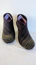 United Nude UK 5/EU 38 Mid Fold Shoes in Purple & Olive Stripe