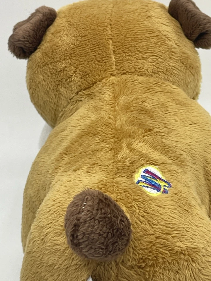 Ganz WEBKINZ HM126 BULLDOG Brown White Stuffed Plush Animal - Image 4 of 4