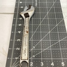 Vintage CRESCENT Tools Crestology 8" Adjustable Wrench Made In USA