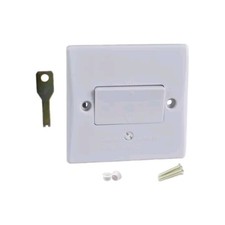 Fan Isolator Switch Schneider Electric Slimline 10A 1-Gang Bathroom Fan Switch