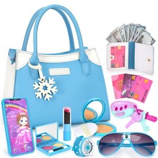 Officygnet Purse for Girls, Princess Child-size 8.9 x 6.7 x 3 inches , Bule