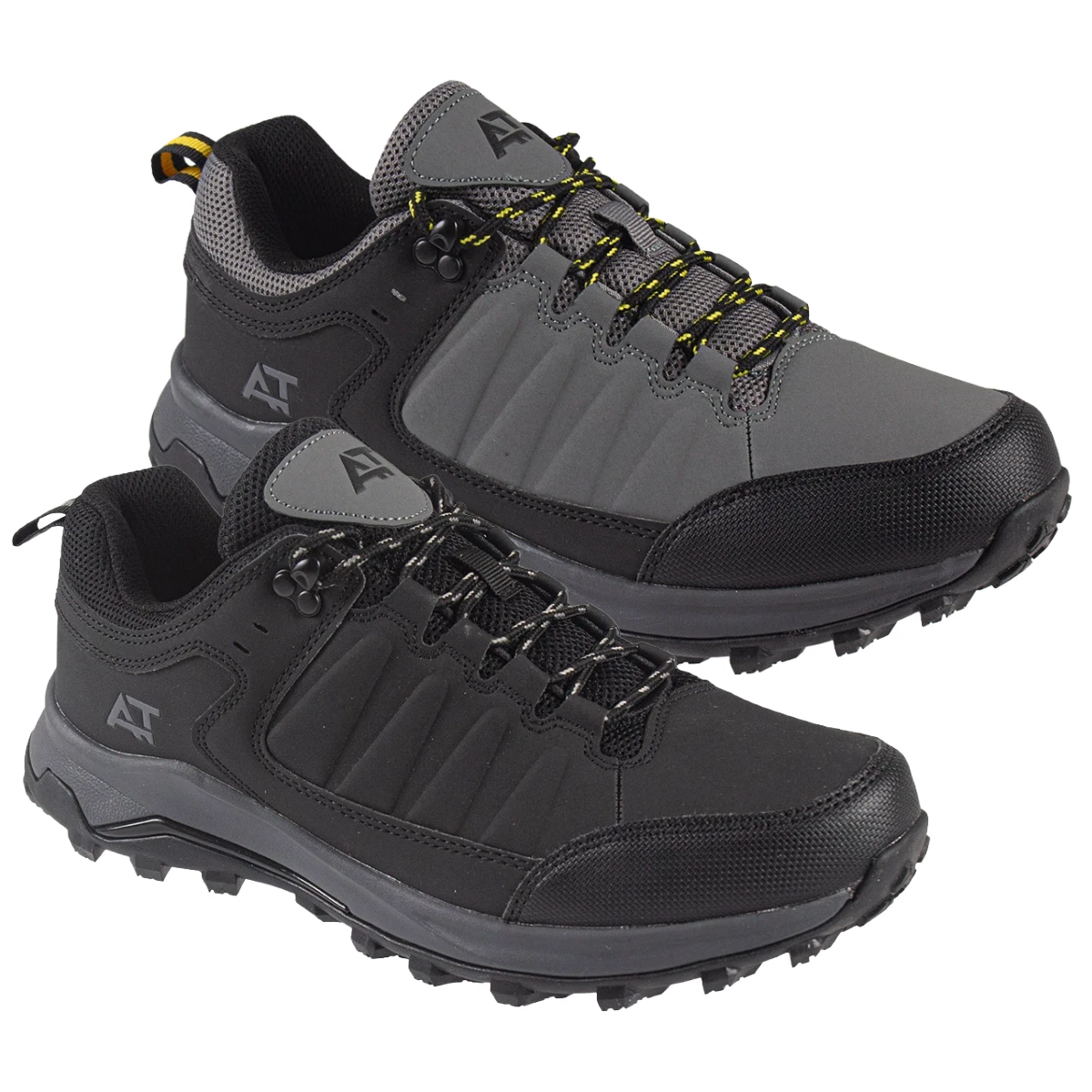 Mens Hiking Boots Lightweight Walking Trainers Memory Foam Insole Trekking Shoes