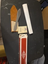 Vintage Western WT190 Chip Flint Crazy Horse Throwing Knife Original Box-Papers