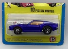 vintage 70's Lesney Matchbox, Piston Popper #10 MB10, excellent car on cut card