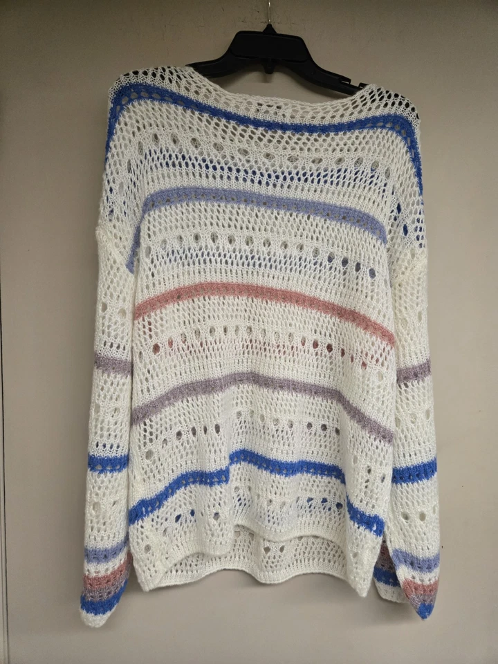Swester a rayas multicolor punto abierto Cato suave mediano Foto 2 de 4