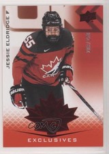 2021 Upper Deck Team Canada Juniors Exclusives 208/250 Jessie Eldridge #67 0a4
