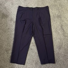 Versace V2 Men's Plum Purple Micro Check 100% Wool Dress Pants Men's Size 44x27