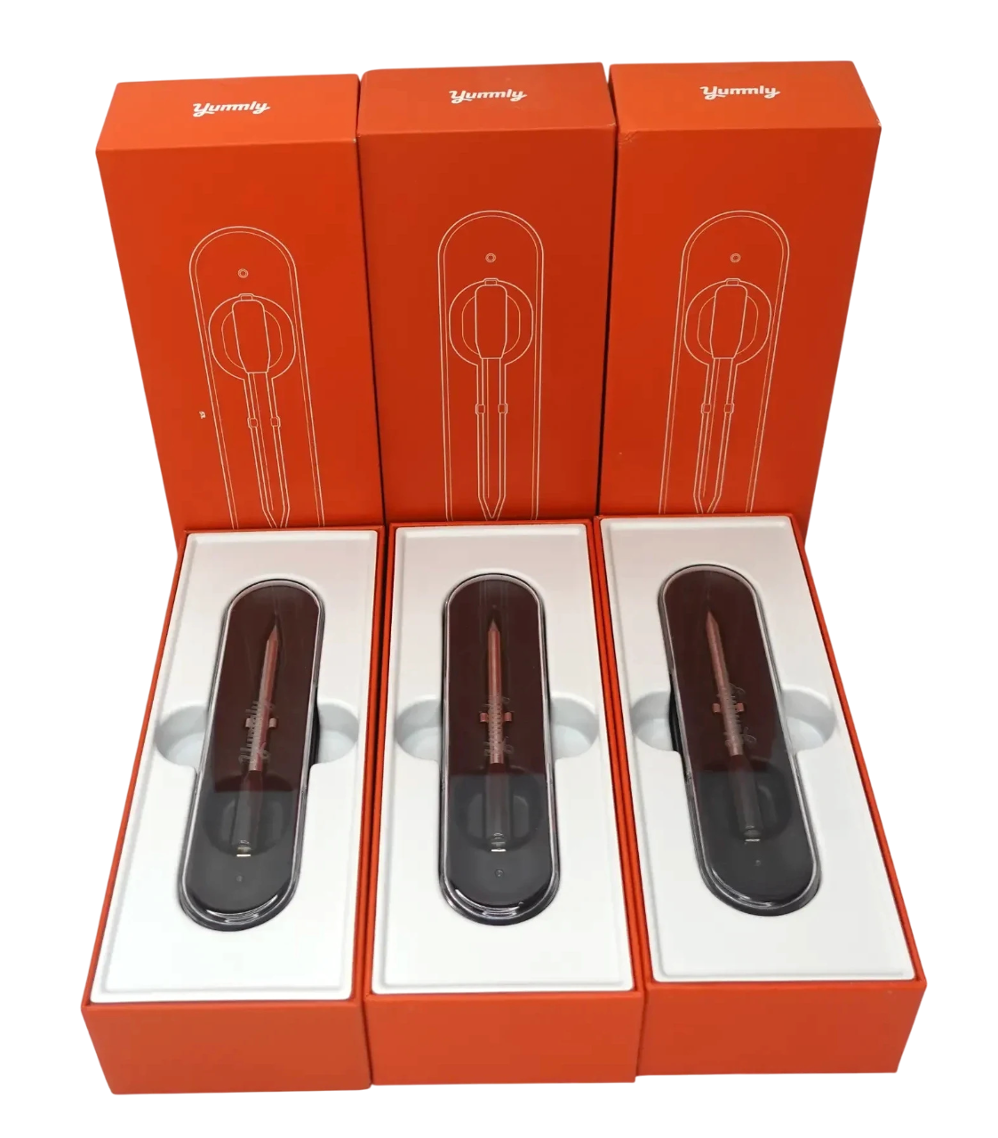 Yummly Smart Meat Thermometer Graphite Lot of 3