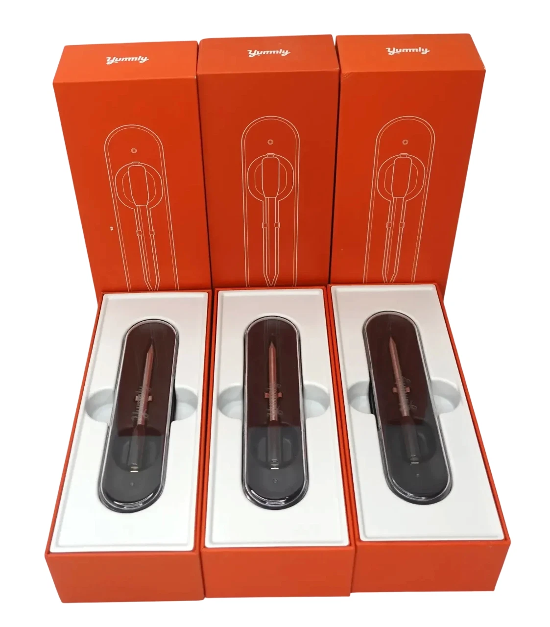 Lot of 3 Yummly Smart Meat Thermometer Graphite YTE010W5MB- Free Shipping