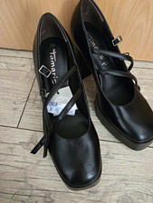 Tamaris Damen Riemchen-Pumps Schwarz EU 39 Pl...