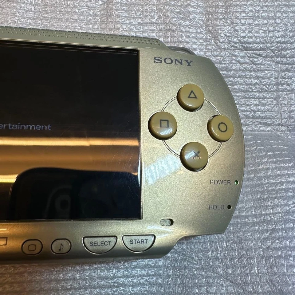 PSP 1000 Console, Champagne Gold, 4837 From Japan - Image 4 of 4