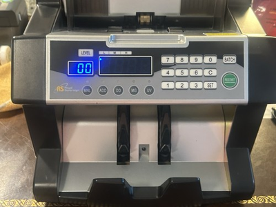 #ad Royal Sovereign RBC 3100 Bill Counter 1200 Bills Min UV MG IR Detect 300Bill Cap $32.99