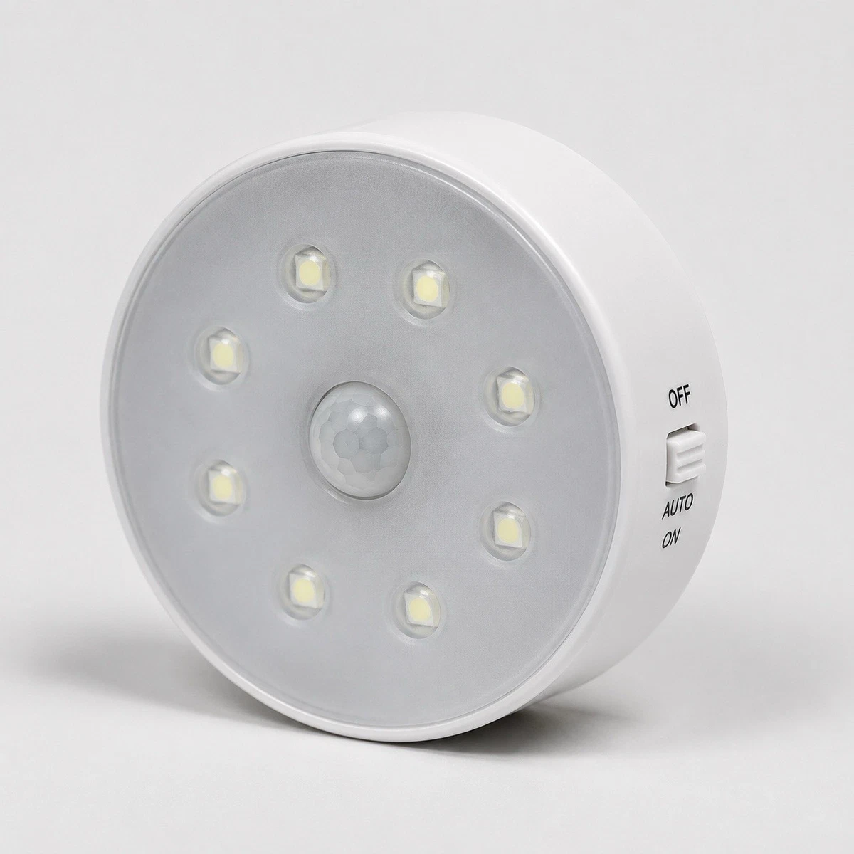HEITECH Luz Nocturna LED Detector Movimiento Sensor Luz 60 lm A Pilas