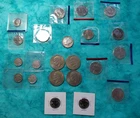 Lot of 22 Coins - Buffalo Nickels, Ike Dollars, Kennedy Halves & 64 Mont. Nickel