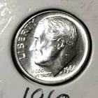 1960 BU Roosevelt Dime 90% Silver