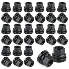 Replacement Lug Nuts for Ford F250 F350 2003-2023, 14x1.5 Flat Washer, Set of 32