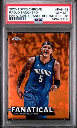 2025 Topps Chrome Update Paolo Banchero Base (PSA 10)