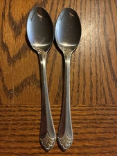 Wallace St Regis Stainless Steel Flatware Spoons Set of 2 Replacement Pieces