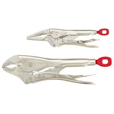 Milwaukee 48-22-3602 6" / 10" Torque Lock Curved/Long Nose Pliers Set - 2 pc
