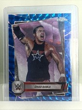 2025 Topps Chrome WWE Chad Gable #120 Blue Geometric Refractor /99